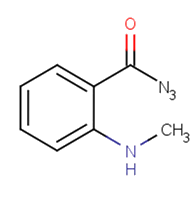 2-(methylamino)benzoyl azide
